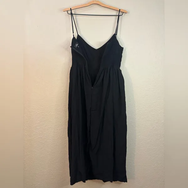 Lulu's Full Heart Black Smocked Midi Dress Size XL - Image 7