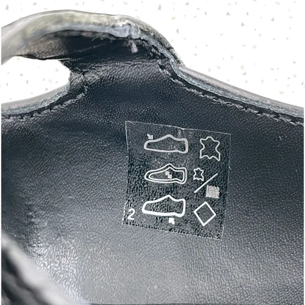 Dr. Martens Elphie Black Croc Mary Janes Pointed Almond Toe Leather Flats Size 5 - Image 9