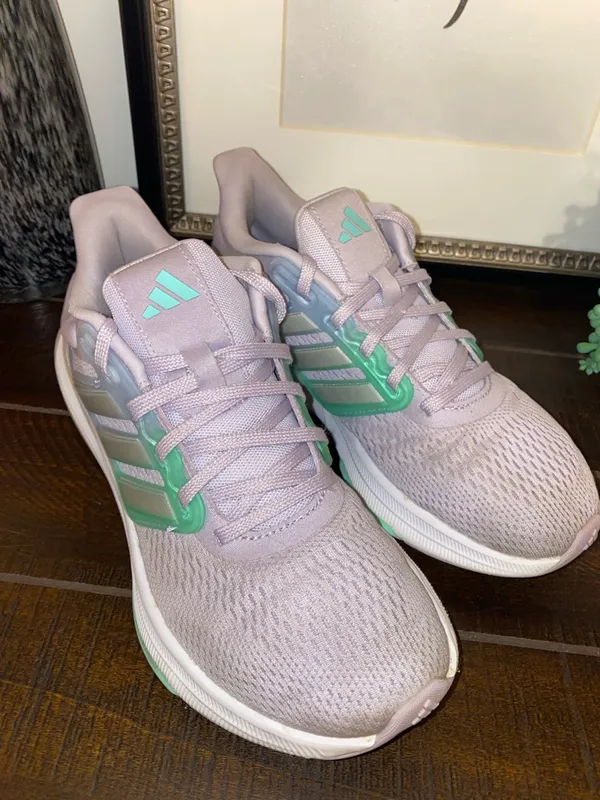 Adidas Ultra Bounce Women's Running Shoes Size 7 Silver Dawn Pulse Mint - Image 15