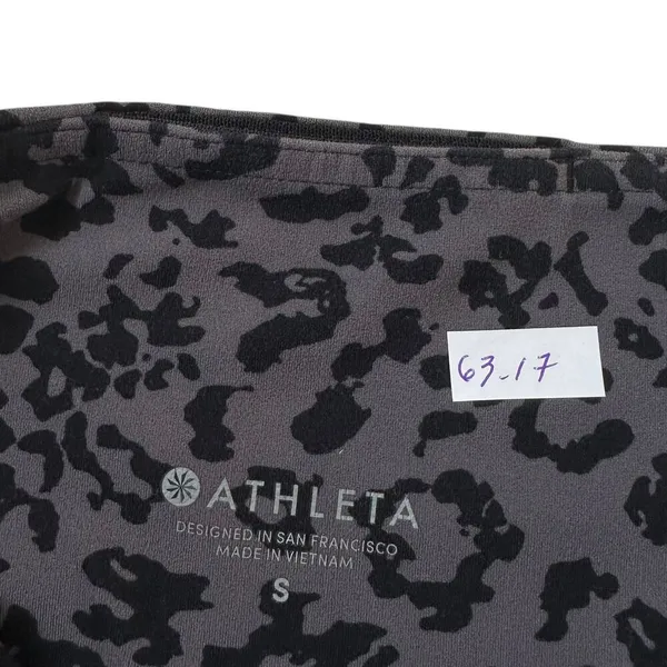 Athleta Gray Animal Print High Rise Leggings Women Size Small | 63-17 - Image 5