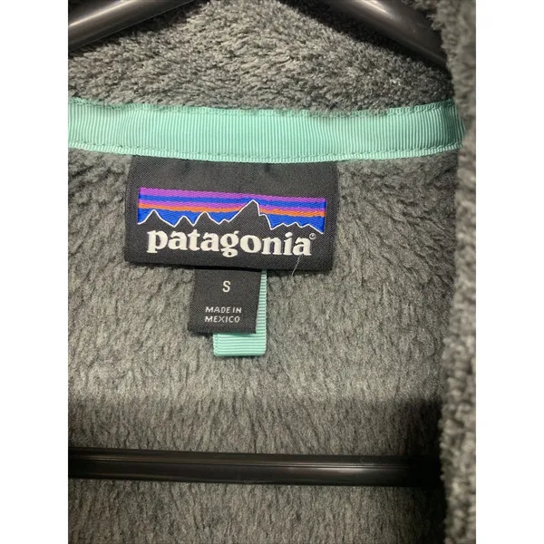 Womens Size S Patagonia Fleece Re-Tool Grey Pullover EUC - Image 2
