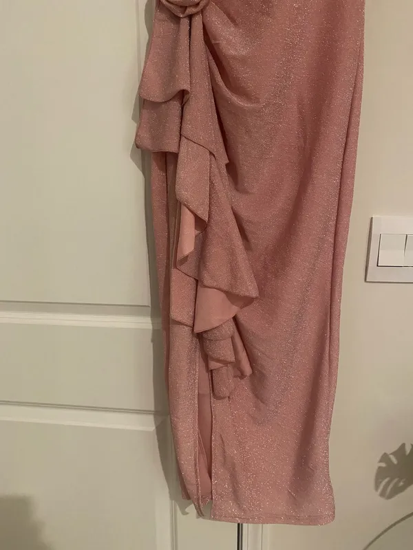 New Without Tag Maxi Pink Halter Dress Size S4 - Image 3