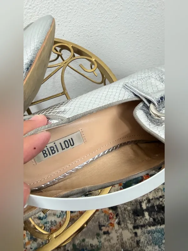 Bibi Lou Silver Metallic Snake - Image 8