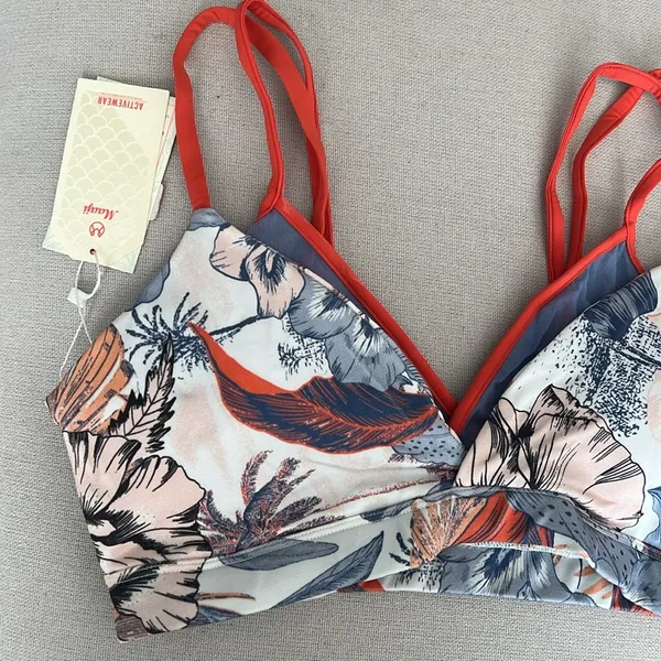 Summer Seedbed Vivacity Low Impact Sports Bra Bikini Top, Size L New w/Tag - Image 2