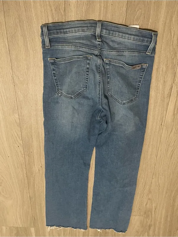 Joe's Jeans Women's Light Blue Wide Leg Distressed Jeans - Image 3