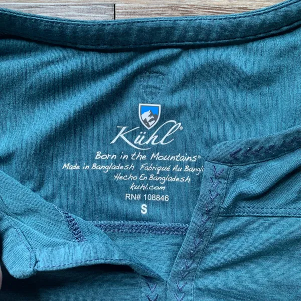 Kuhl Blue Casual Short Sleeve T Shirt S - Image 2