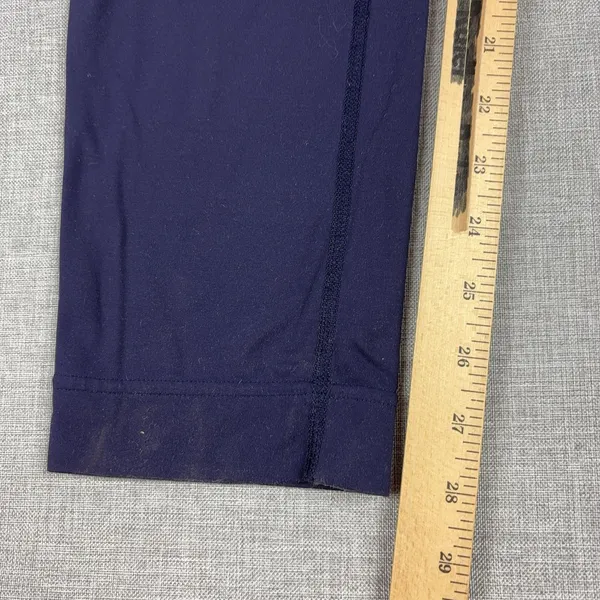 Lululemon Pants Womens 2 Blue Woven Track Jogger Drawstring Pockets Gym Yoga - Image 3