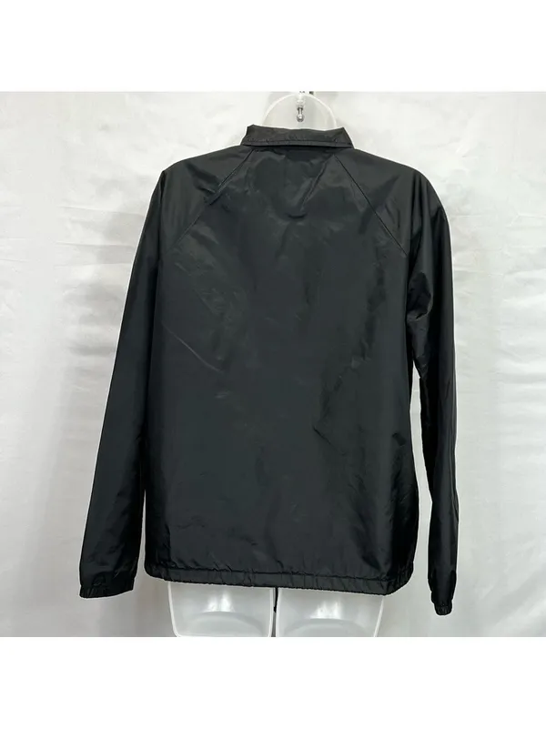 Vans Thanks Coach Lightweight Jacket Size M Black - Image 5