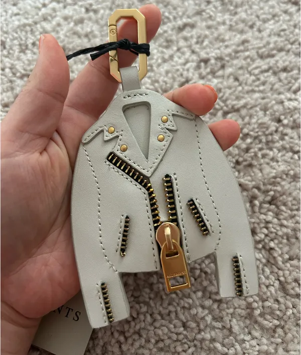 All saints leather jacket Keyring - Image 3