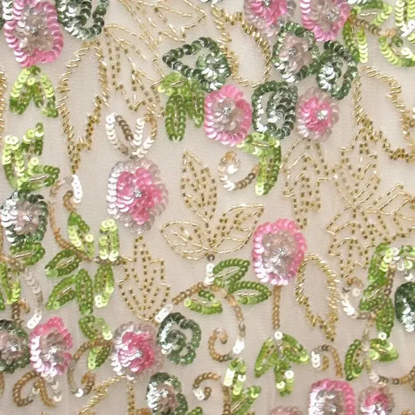 Mac Duggal Womens Floral Embellished Flutter Cap Sleeve Dress 5722 Cream - Image 11