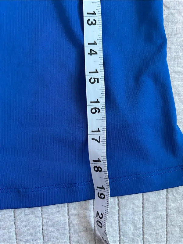 Cupshe NWT royal blue white ringer swim tank top S - Image 4