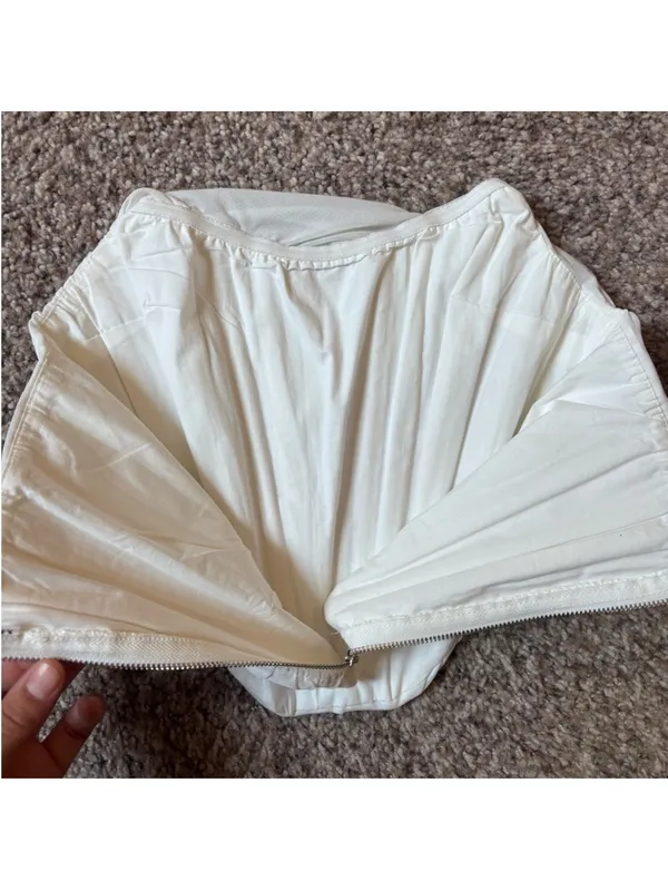White Mesh Corset Top Size M - Image 4