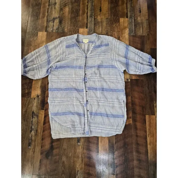 Maeve Women's Blue and White Blouse - Image 3