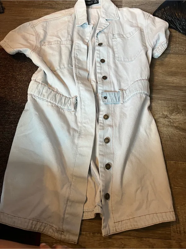 Lioness light blue denim dress size small - Image 2
