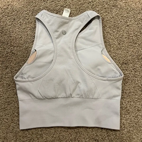 Lululemon ebb to train bra in iced iris 4 - Image 2