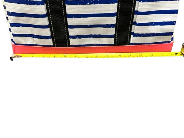SCOUT blue and white striped utility tote bag - Image 4