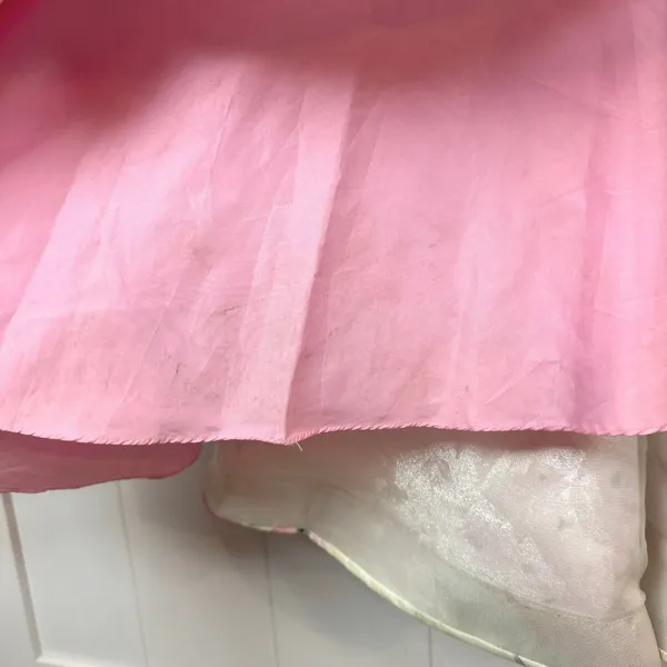 Sherri Hill Pink Lace Sequin Top‎ Open Back Bow Tie Crop Party Evening Cocktail - Image 13