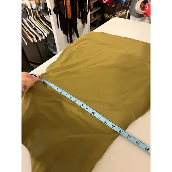 Olive Green Knee Length Built in Short Bra Tank Athletic Dress Size Large - Image 10