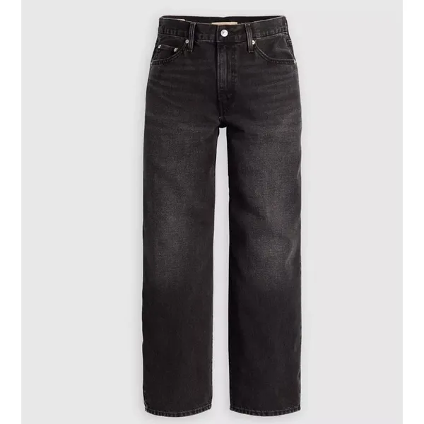 New Levi's 27x30 Premium Baggy Dad Jeans Shrink Up Black - Image 5