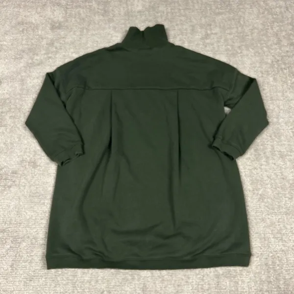 Pomander Place TuckerNuck Porter Sweatshirt Dress Womens Small Green Pockets - Image 7