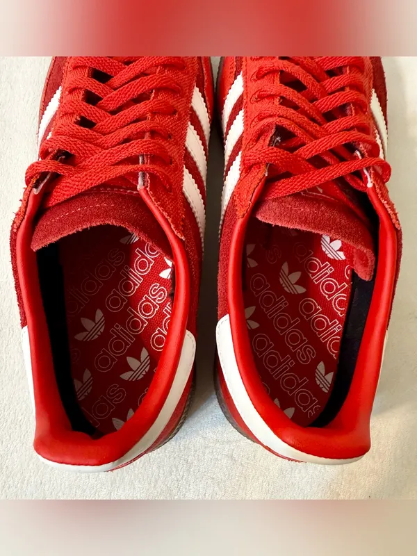 ADIDAS Women’s Handball Spezial Scarlet Cloud White Size 8 - Image 9