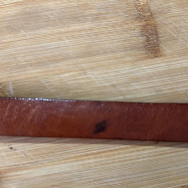 LEATHER BELT Sz: L/34” Tan - Image 7