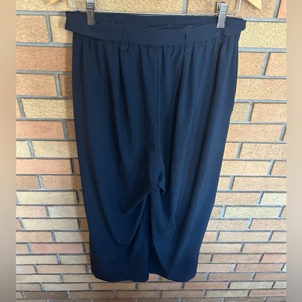 Helly Hansen Wide Leg Flowy Siren Culotte Pants Navy Blue Size Medium 34076-597 - Image 3