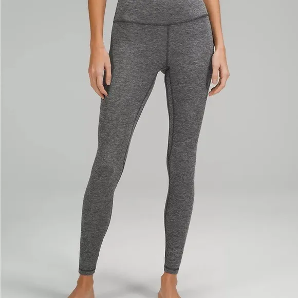 Lululemon Athletica Gray High-Waisted Leggings - Image 2