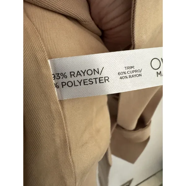 NWT Tuckernuck Shea Belted Blazer in Khaki Size Medium - Image 7