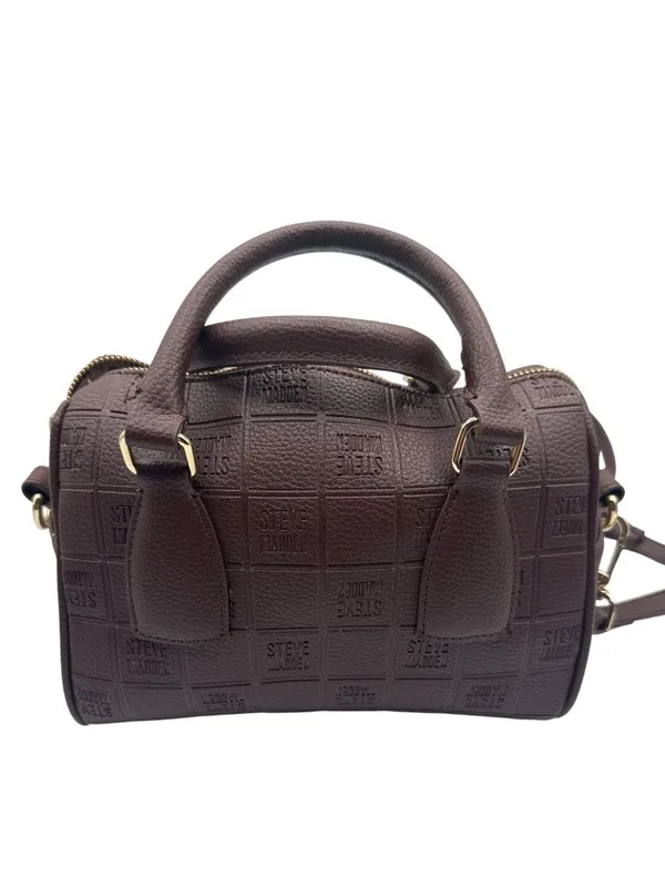 Steve Madden 10" x 7" x 5.5" Embossed Brown Shoulder/Crossbody Bag - Image 2
