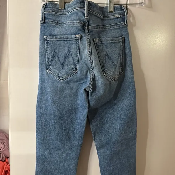 Mother Jeans The Mid Rise Dazzler Ankle Fray - Image 2