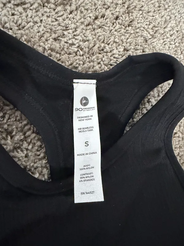 Black work out top - Image 2