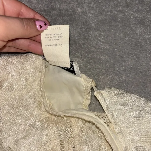 Vintage Scott McClintock Victorian Granny Lace‎ Blouse SZ 8 Bridgerton - Image 5
