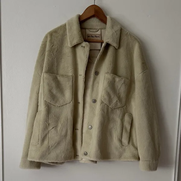 Free People S We the Free Cozy Swing Opal Jacket in Faux Fur - Image 3