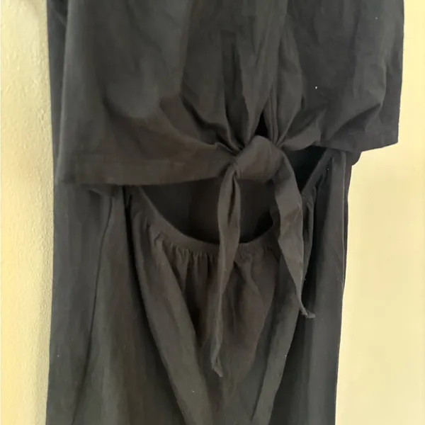 New with Tags GAP Cotton Midi Dress features back tie / Large - Image 6