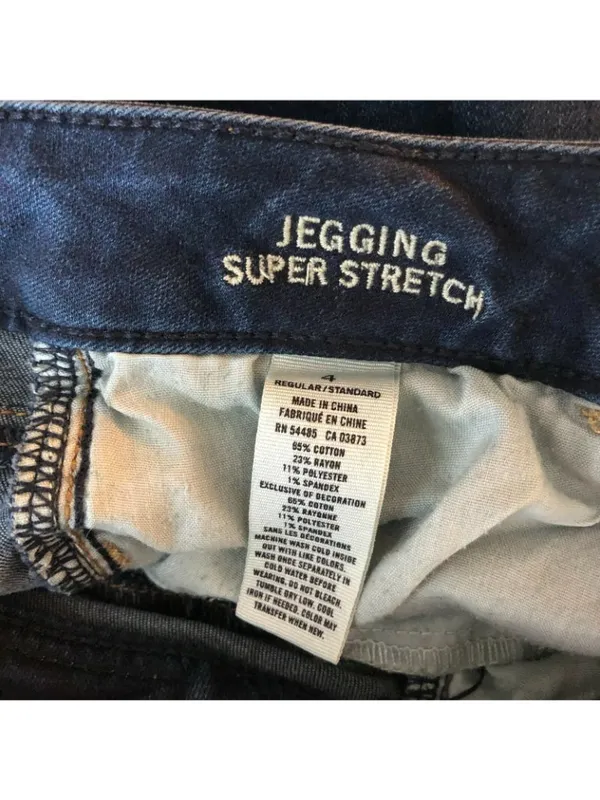 American Eagle Womens Jeans Jegging Super Stretch Dark Wash Size 4 - Image 4