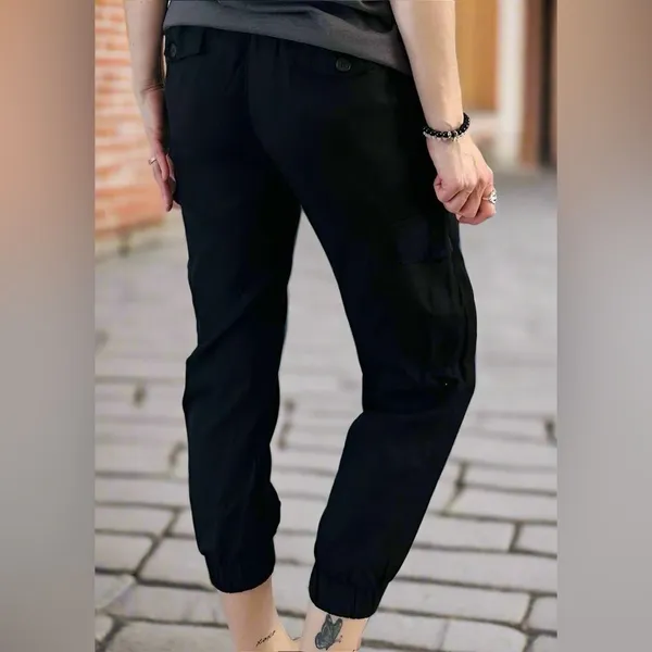 ✨DRESS FORUM Washed Jogger Cargo Sz Medium Pants✨ - Image 10