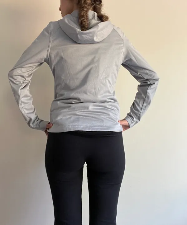 The North Face Grey Essential Zip Up Sweatshirt - Image 6