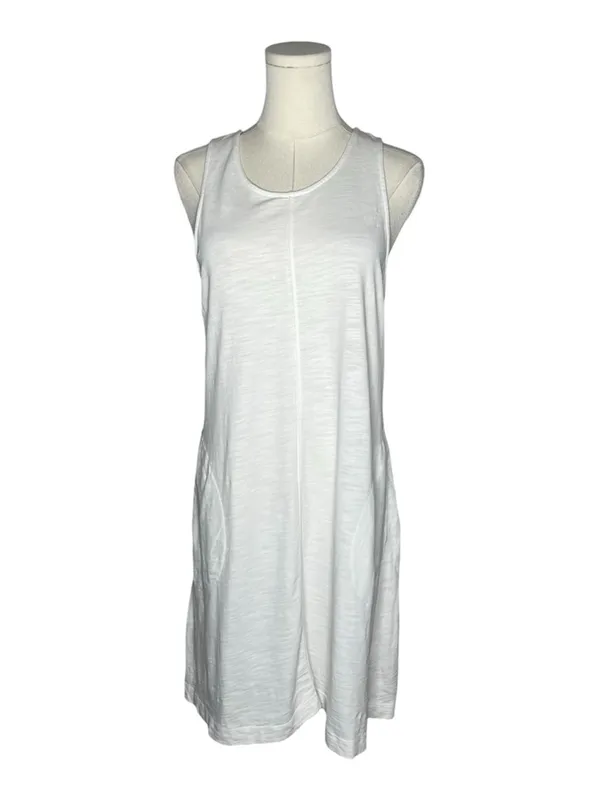 Nation LTD Phoebe Sleeveless A Line Mini Dress in Optic White - Image 2
