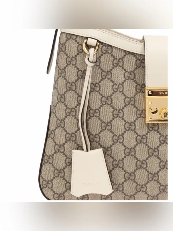 GUCCI Padlock medium GG logo supreme shoulder bag - Image 4