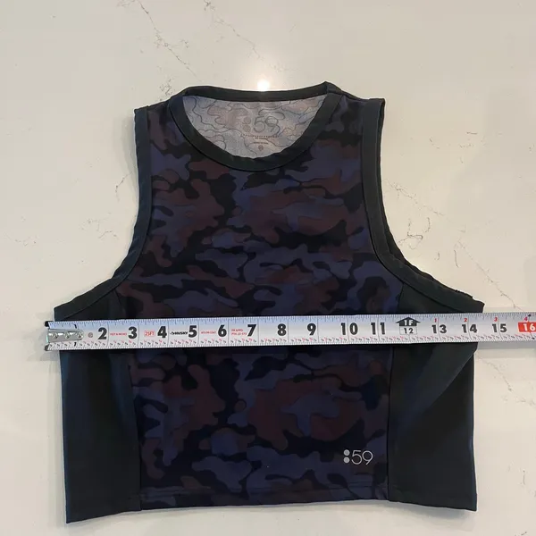 Splits59 Camo Crop Tank Top Workout‎ Top Size XS - Image 5