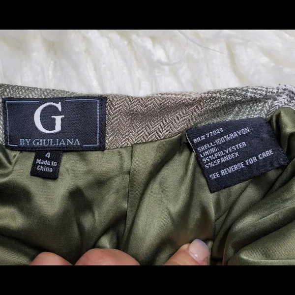 G by Giuliana Plaid‎ Skirt - Image 3