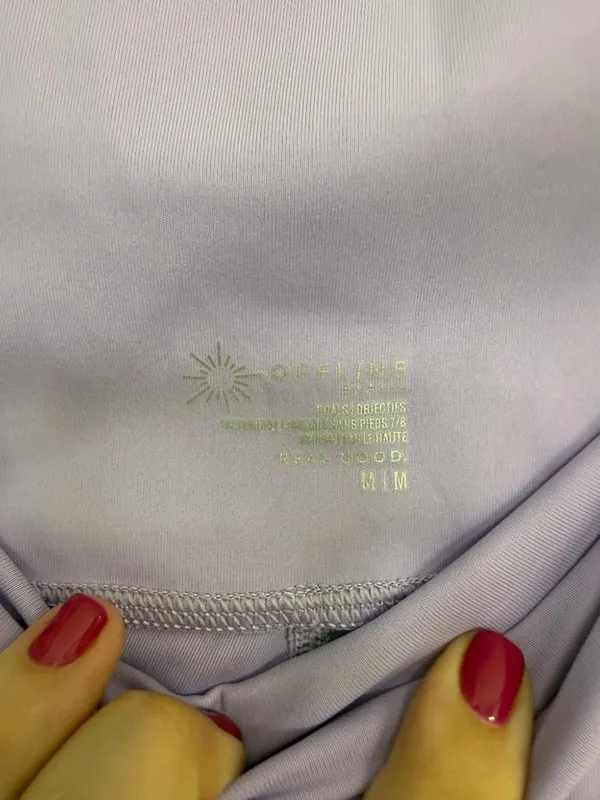 OFFLINE by Aerie Purple High Rise Leggings M - Image 4
