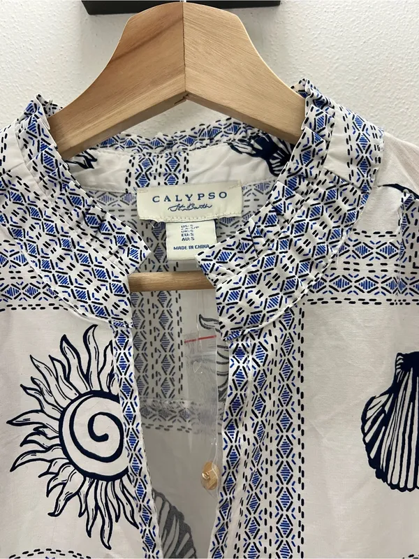 NWT Calypso St. Barth Dress Beach Vacation Mini Dress size small retails $179 - Image 5
