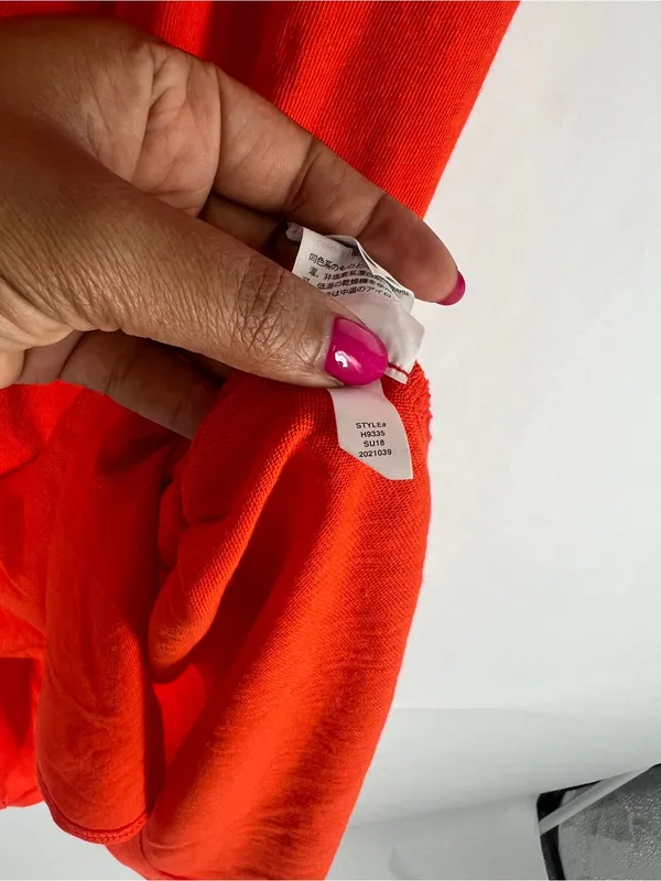 J.Crew Strappy Knit Midi Dress Size Small Orange - Image 10