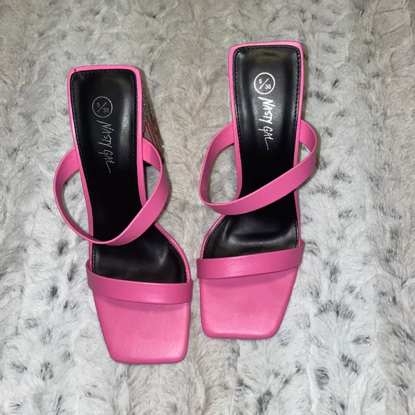 Nasty Gal Diamante Flame Heels - Image 4