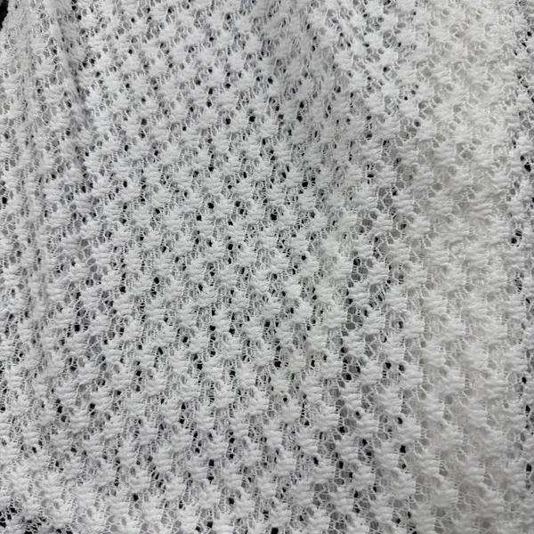 Stella+Ginger‎ Lace Crochet Pointelle Shirt Women XL Cottagecore White Button - Image 6