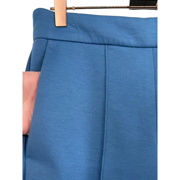 Ann Taylor Womens Blue Pintuck Front Ankle Trousers Pants Size 6 Business Casual - Image 6