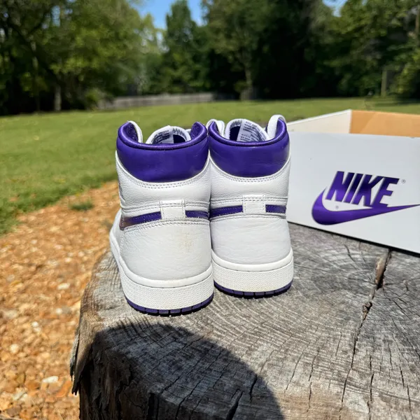 Nike Air Jordan 1 High OG “Court Purple” High Top Sneakers - Image 5