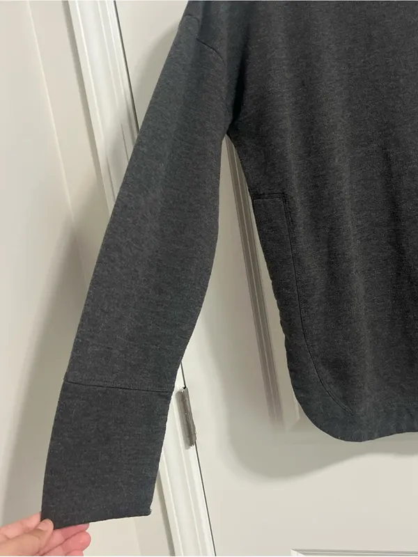 NFL Gray Crewneck Sweatshirt with Red Tampa Bay Buccaneers Appliqué - Image 3